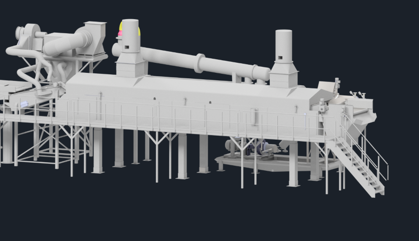 Fabcon Continuous Potato Chip/Crisp Fryers Render