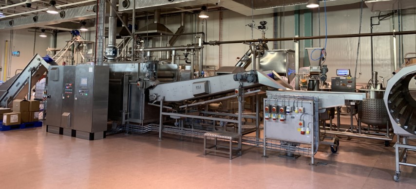 Fabcon Pellet Fryer Product Produced